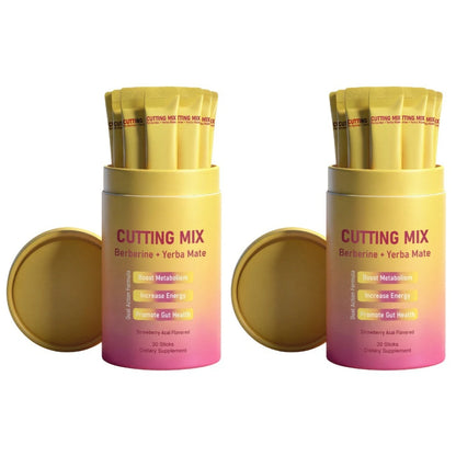 Leefar Cutting Drink Mix - Strawberry Acai Powder Sticks 30 Count